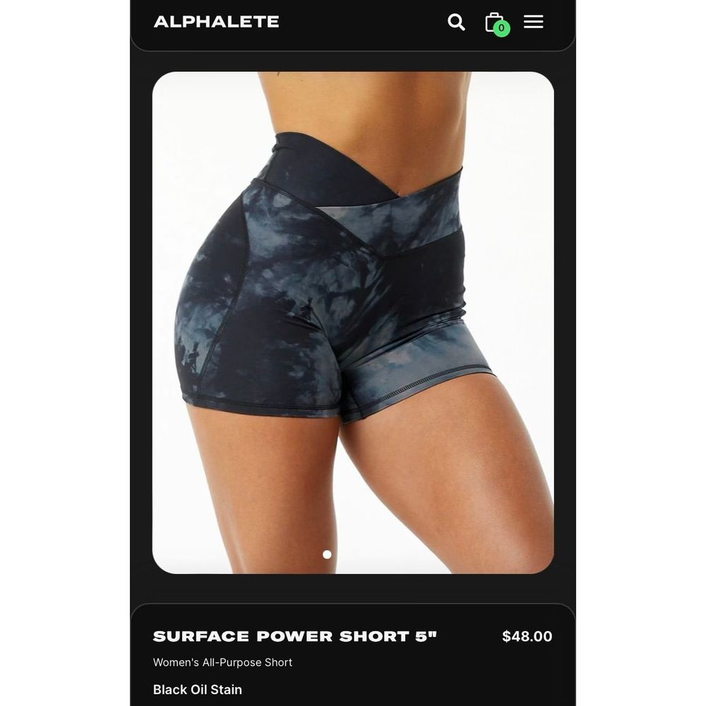 Surface Power Short 5" - Black Oil Stain